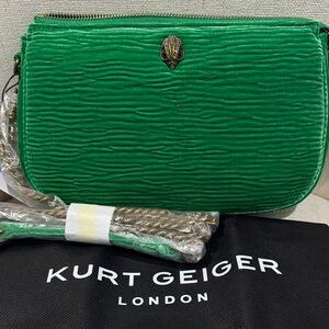 Kurt Geiger Vibrant Green Crossbody Bag
